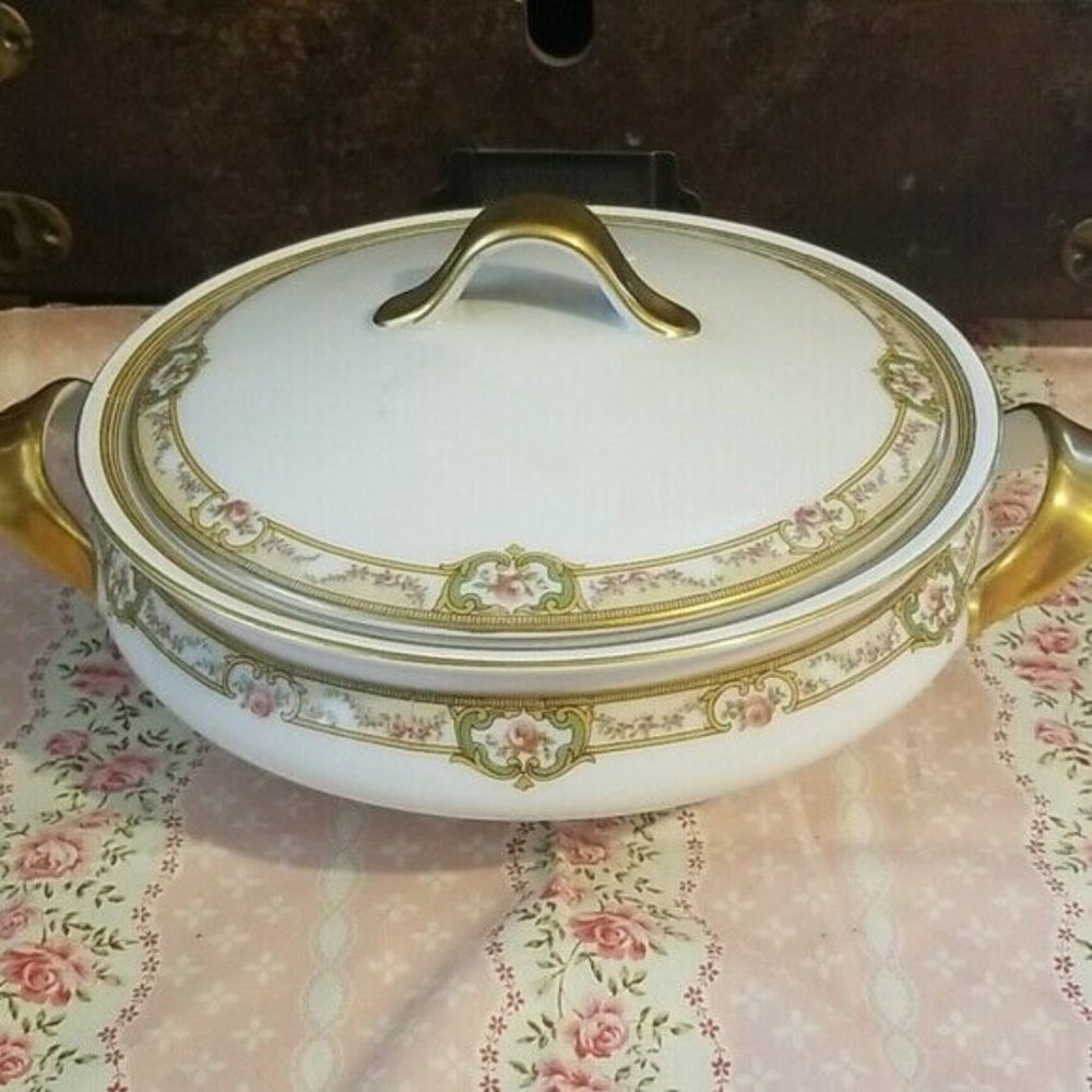 Theodore Haviland Limoges France 1903 Covered Bowl